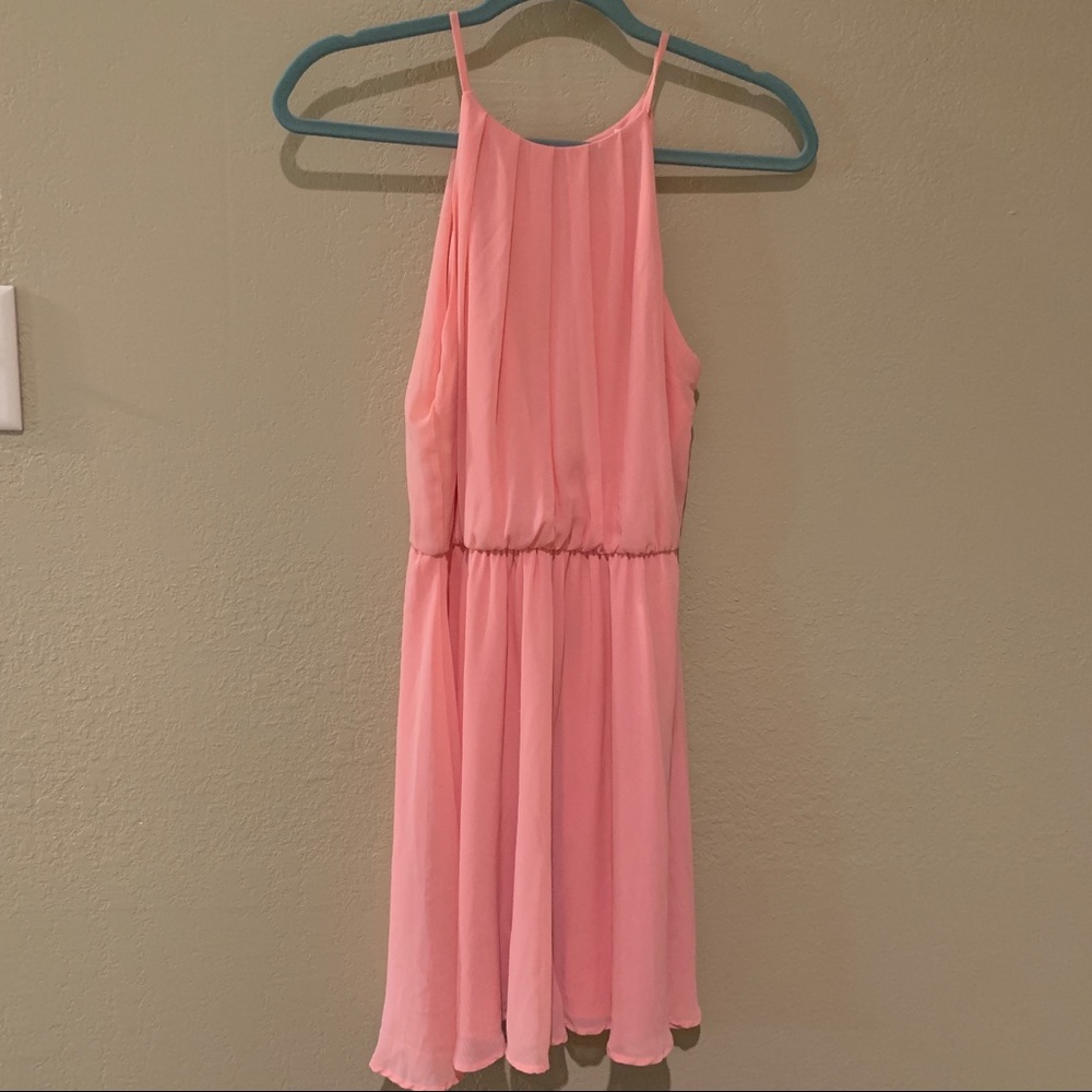 LUSH Pink Mini Dress